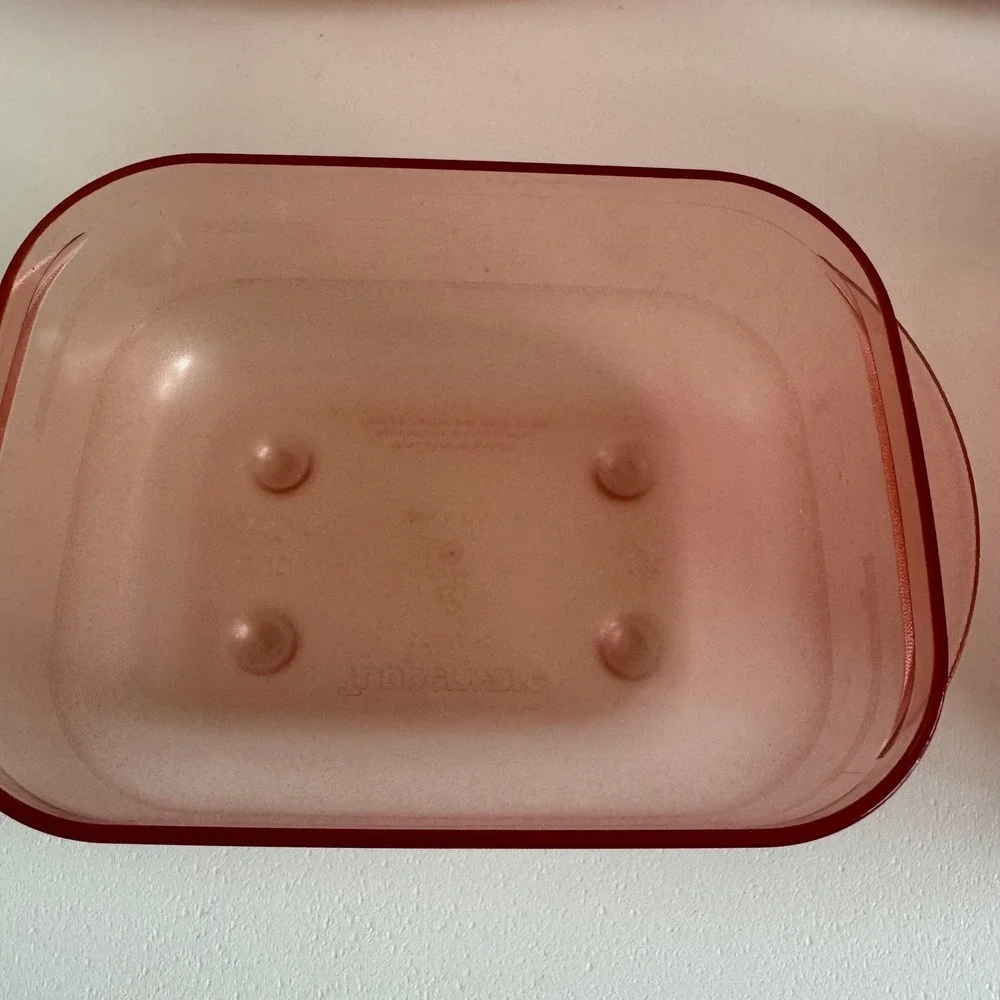 Vintage Tupperware Vent N Serve 4 Piece Set Cranberry Red Microwave Storage